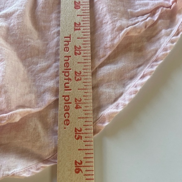 Calypso St. Barth light pink linen button-up lightweight shirt S beach old money - Picture 8 of 9